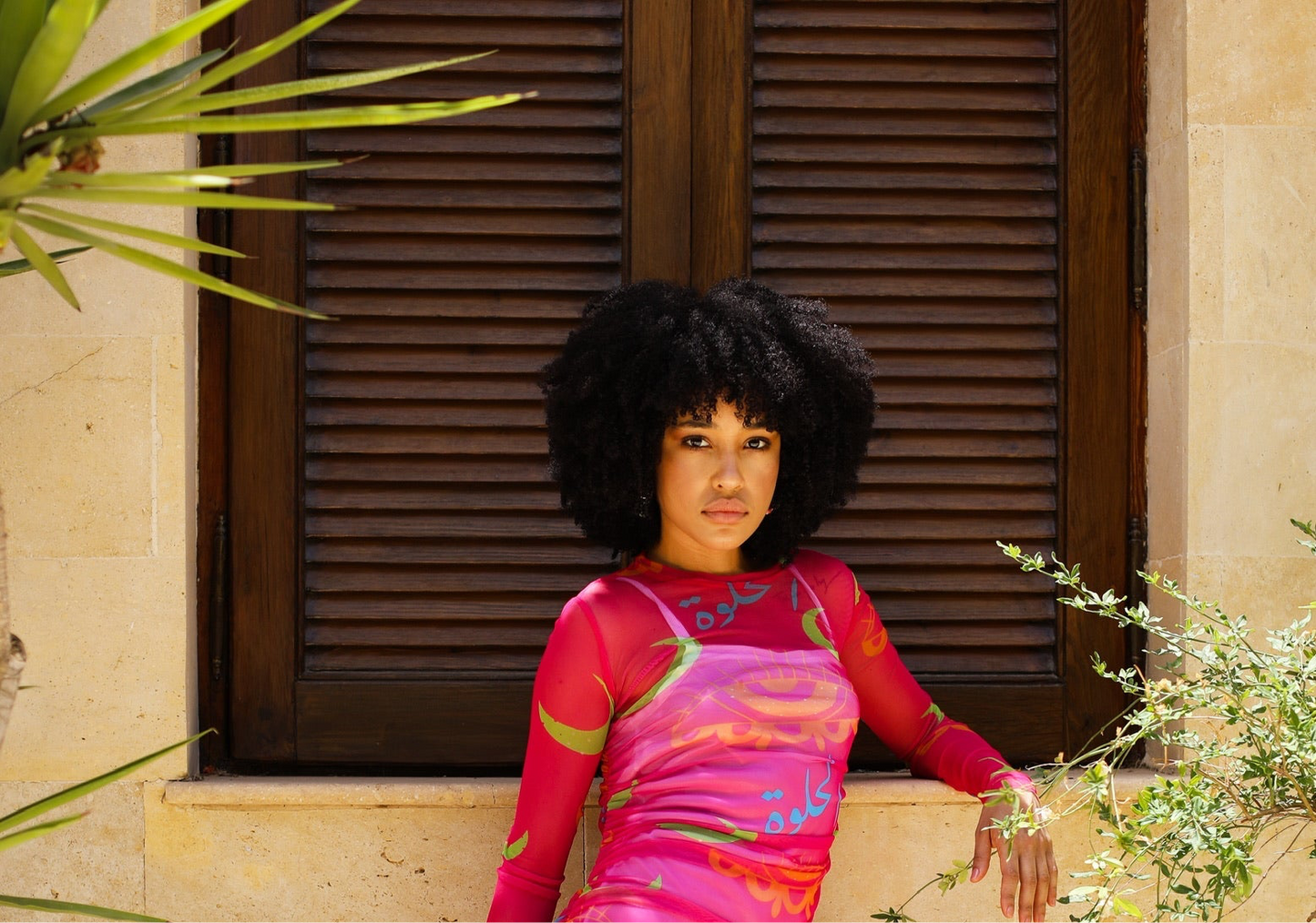 ROYA TOP in fuchsia