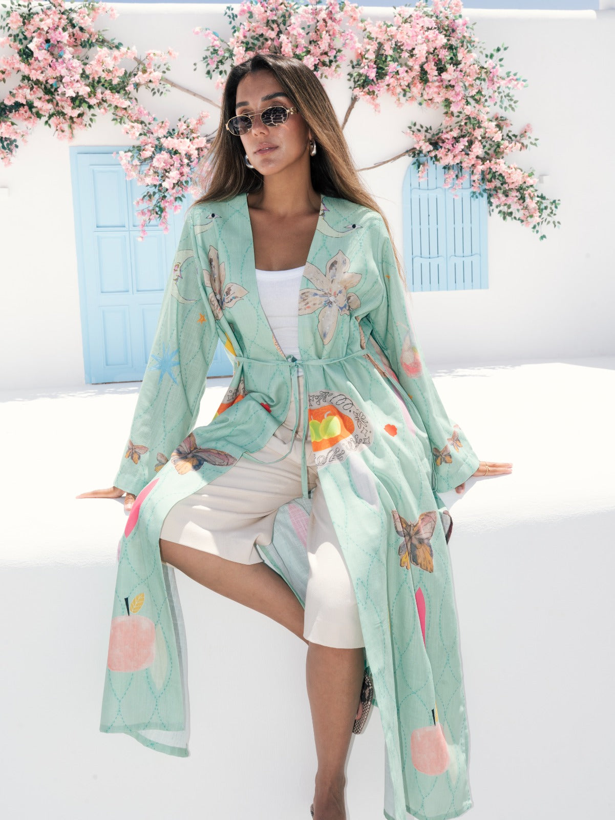 Occean breeze kimono