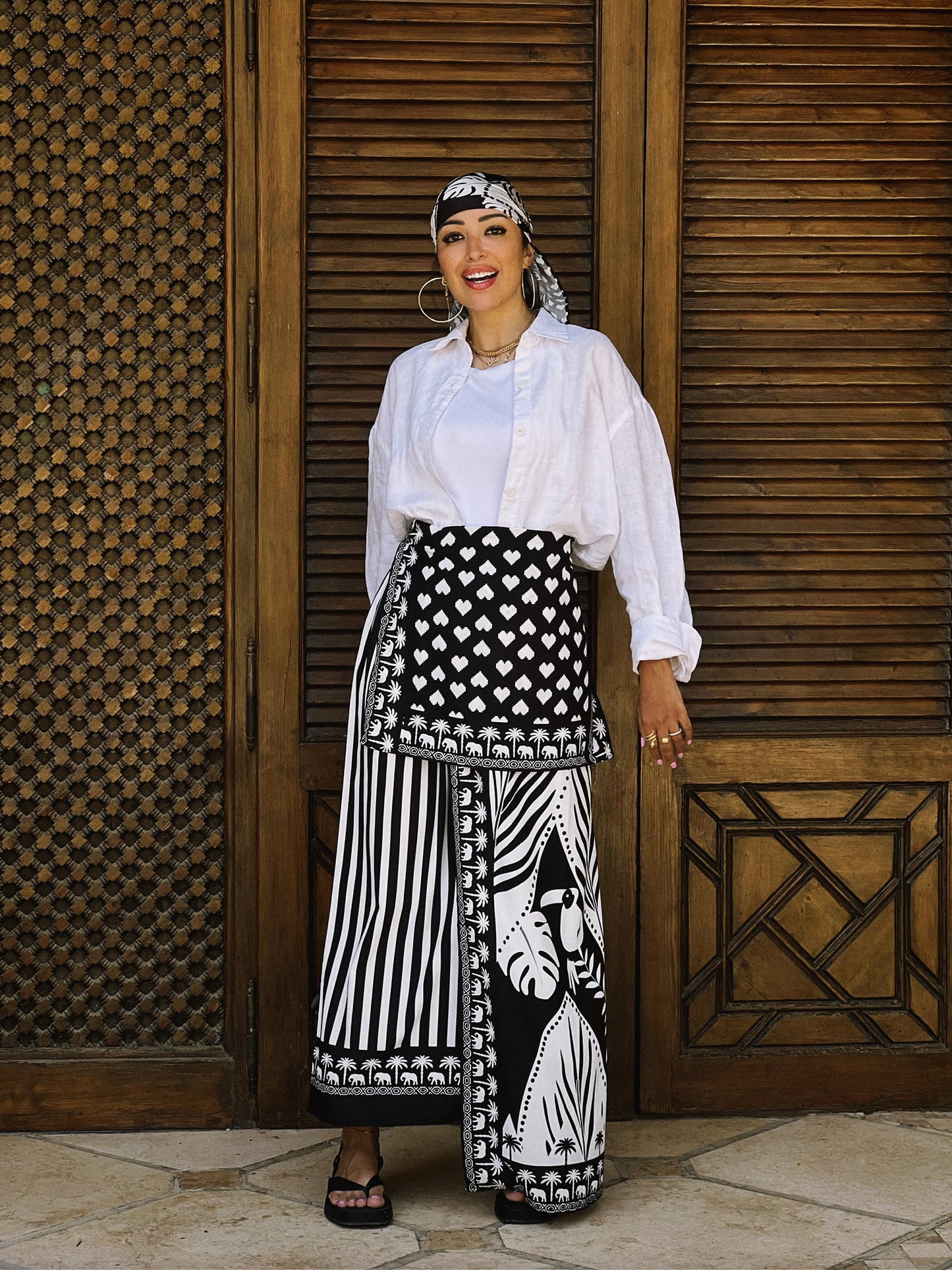 SAI SKIRT X SCARF