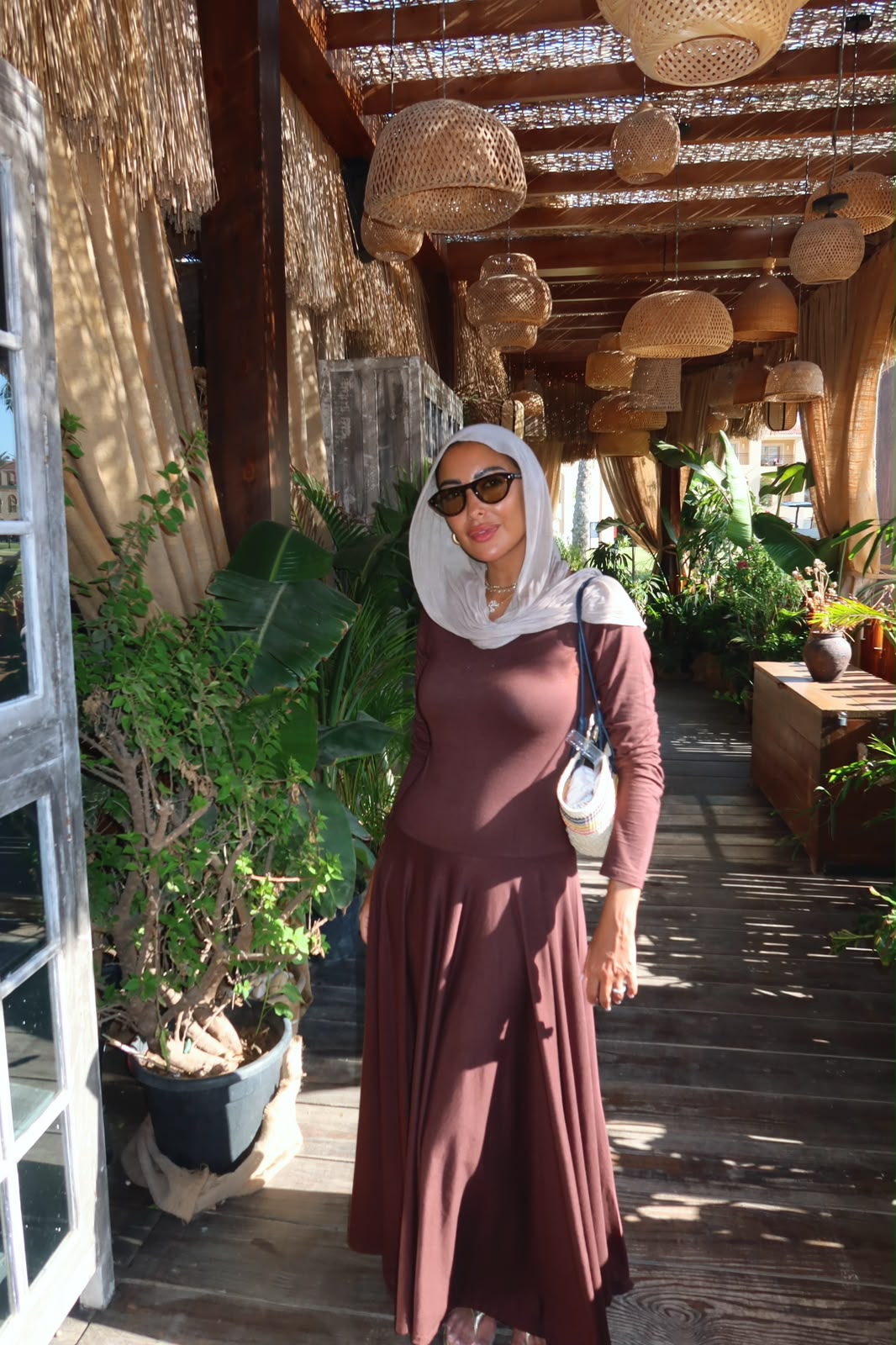Beach Dress Brown